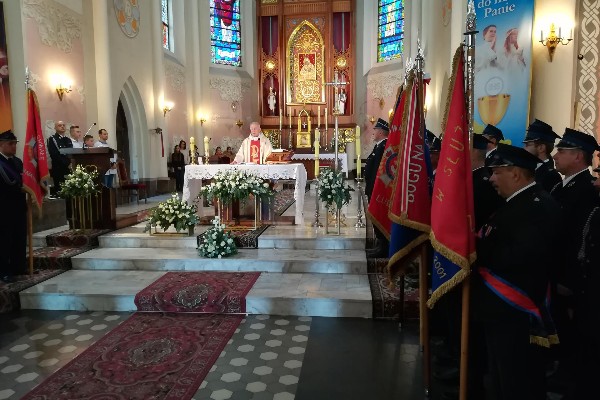 Uroczysta Msza święta z racji 90-lecia Ochotniczej Straży Pożarnej w Jaworze Soleckim